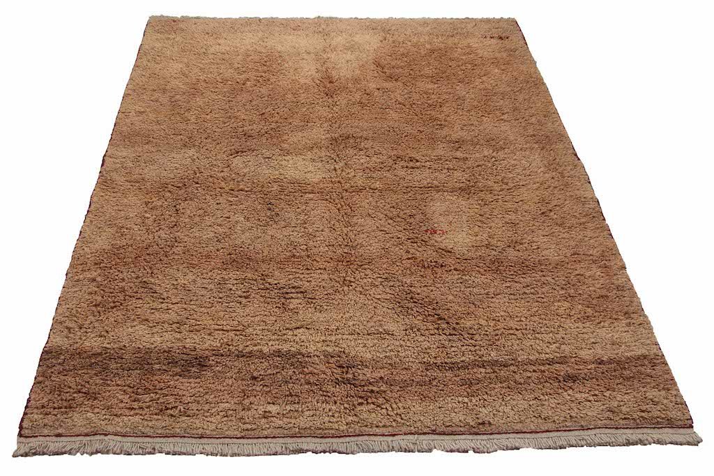 Handknuten Persisk matta Gabbeh Shiraz Ull Creme 162x240cm