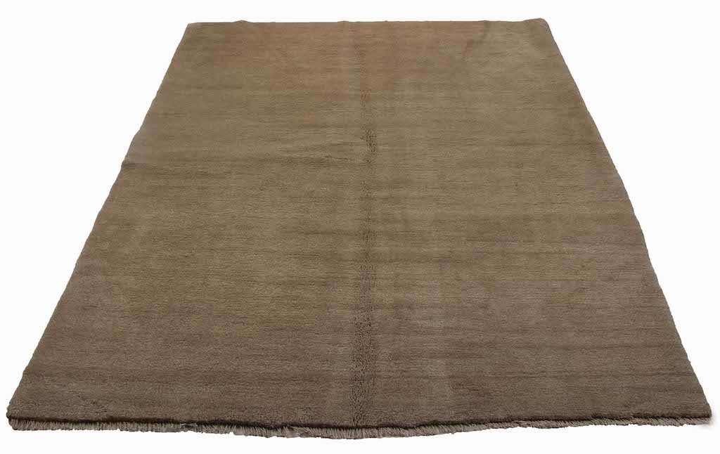 Handknuten Persisk matta Gabbeh Shiraz Ull Creme 188x243cm