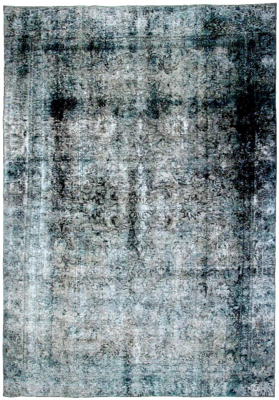 Handknuten Persisk Vintagematta Tabriz Ull 222x320cm