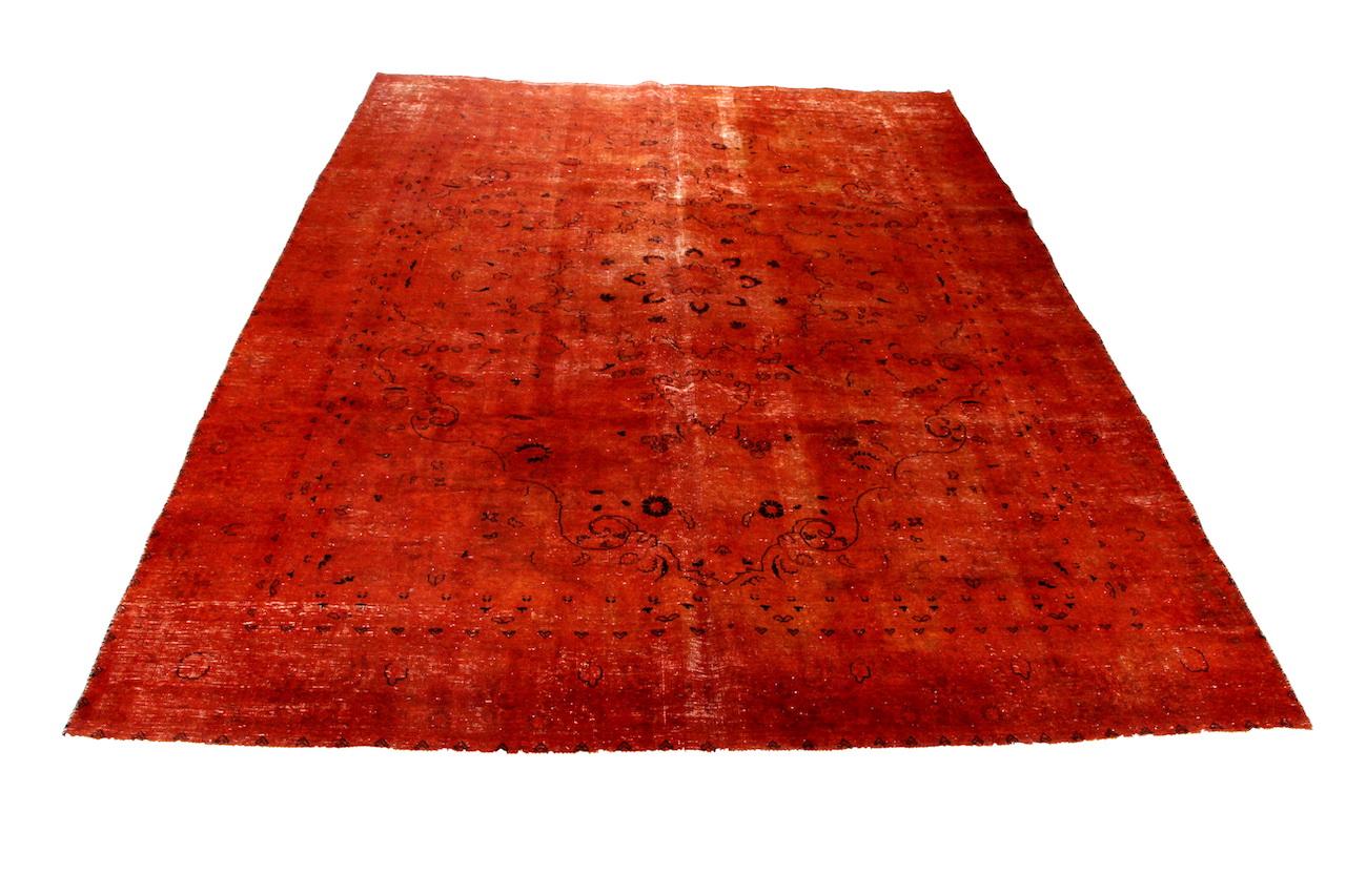 Handknuten Persisk Vintagematta Tabriz Ull 268x360cm