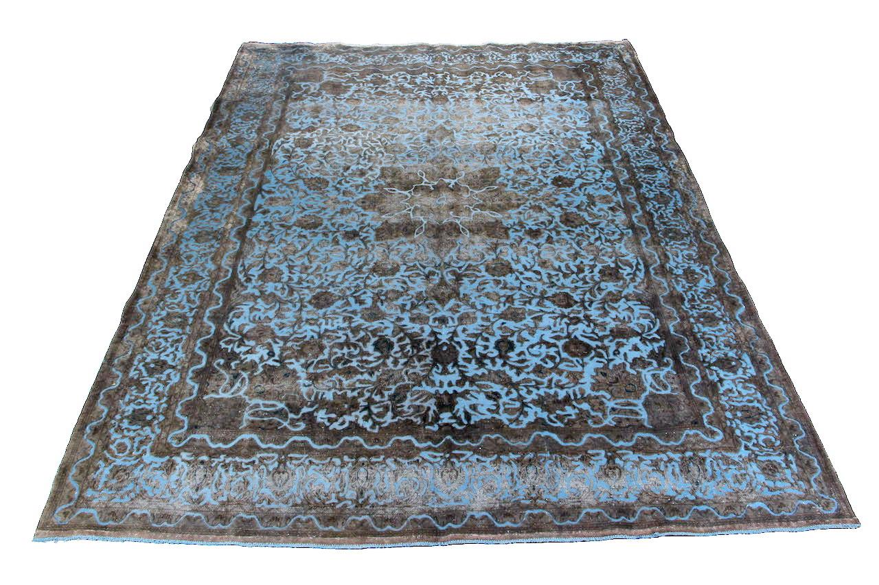 Handknuten Persisk Vintagematta Tabriz Ull 290x398cm