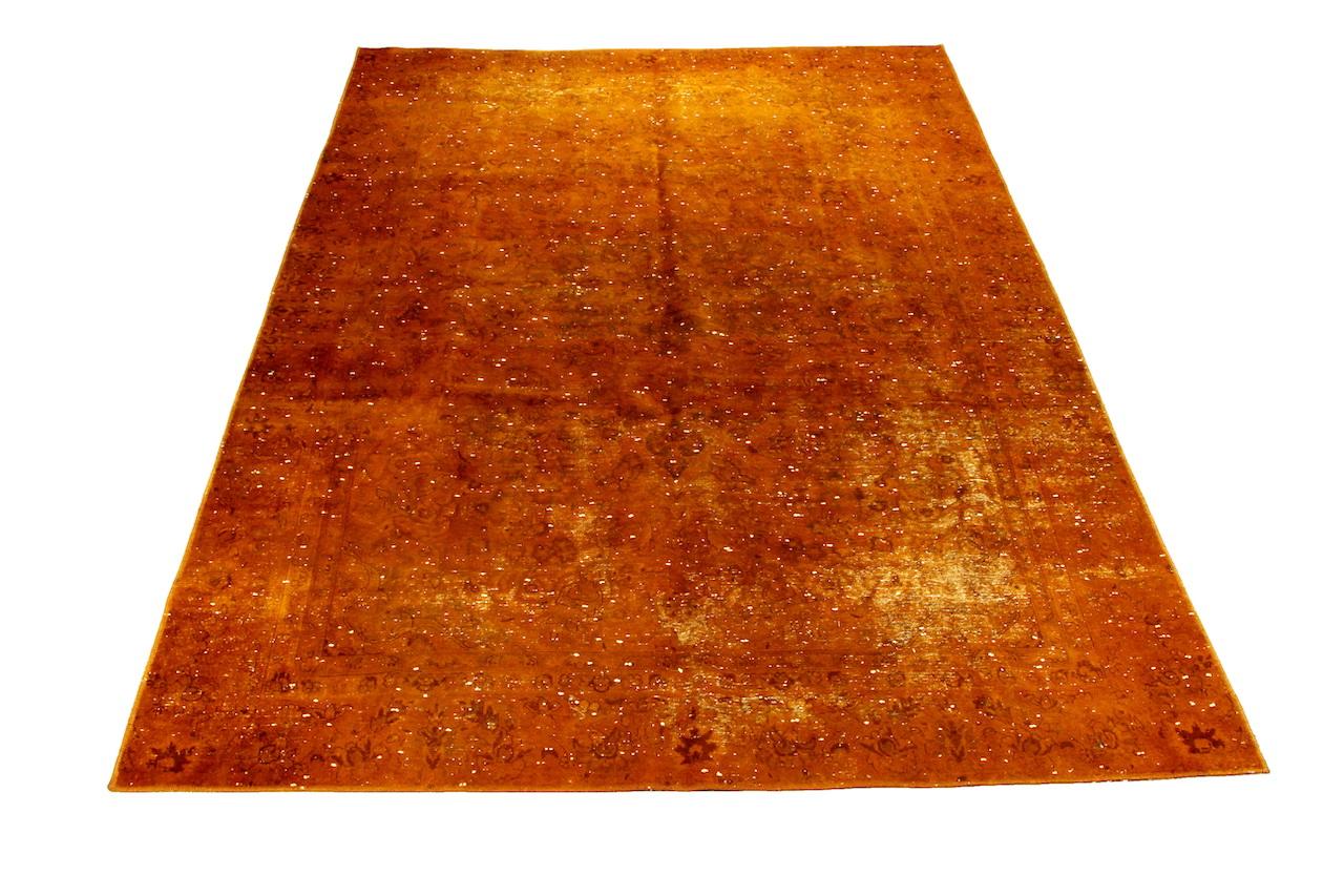 Handknuten Persisk Vintagematta Tabriz Ull 252x375cm