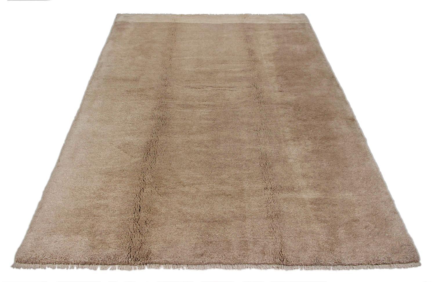 Handknuten Persisk Matta Gabbeh Shiraz Creme 210x286cm