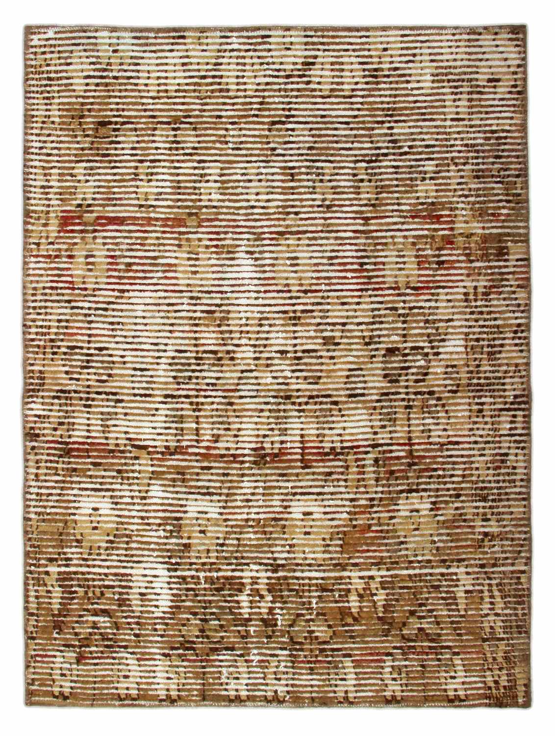 Handknuten Persisk Vintagematta Tabriz 105x145cm