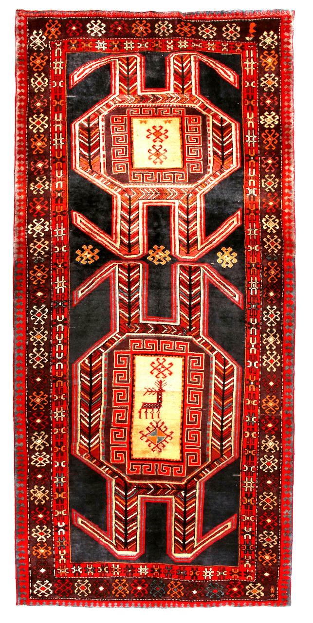 Handknuten Original Persisk Vintagematta Tabriz 199x301cm