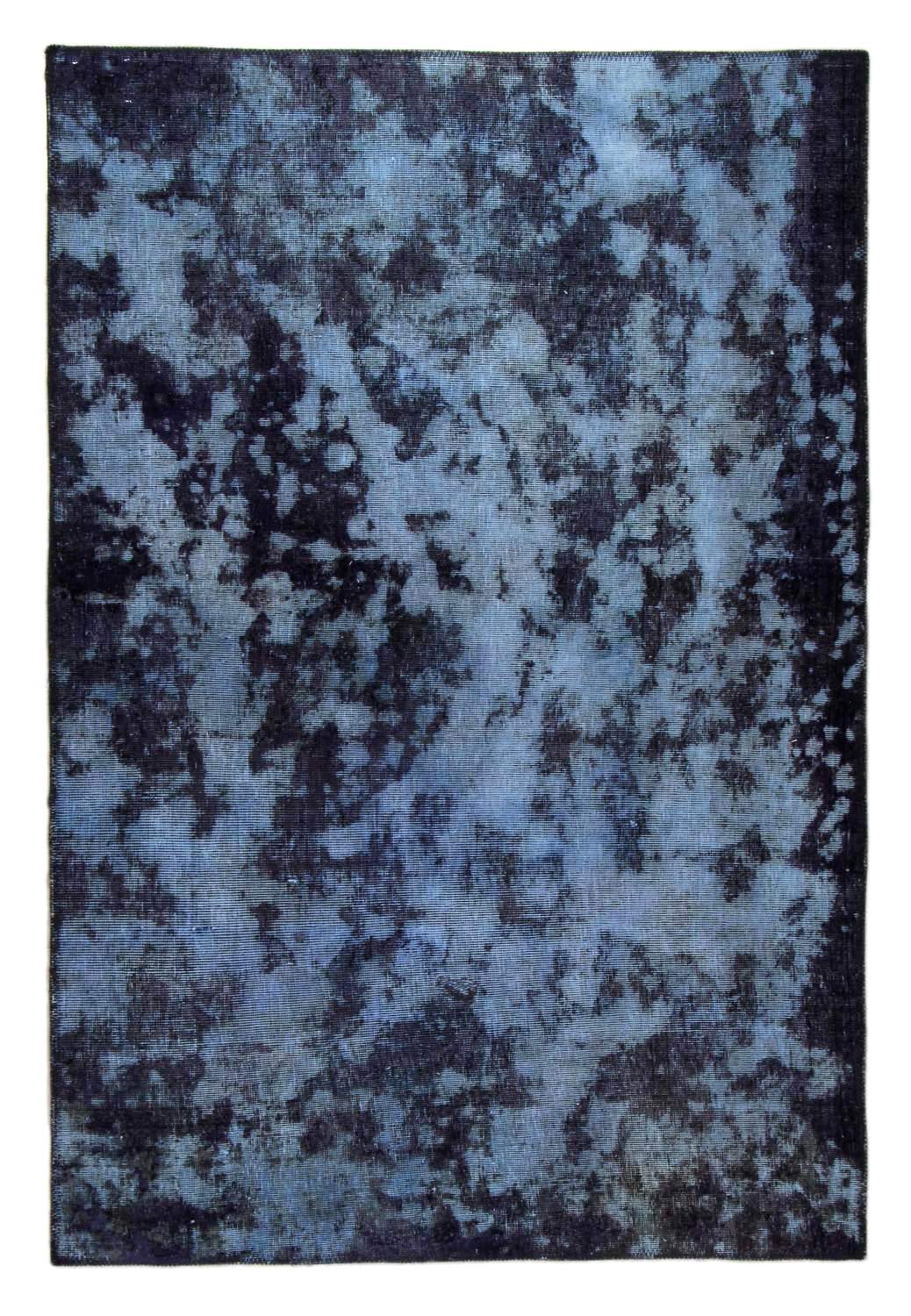 Handknuten Persisk Vintagematta Mörkblå/Blå 115x170cm
