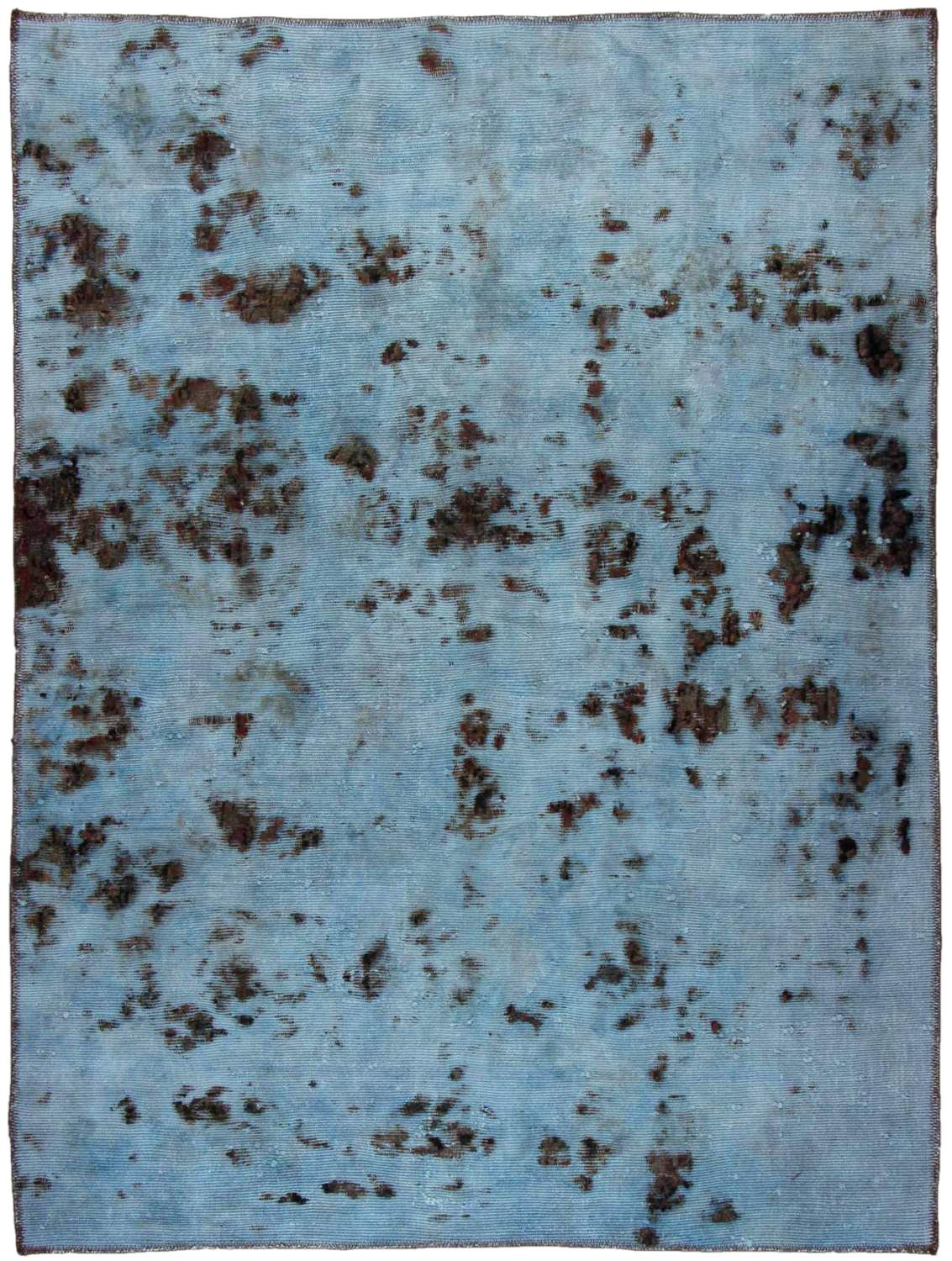 Handknuten Persisk Vintagematta Blå/Brun 151x200cm