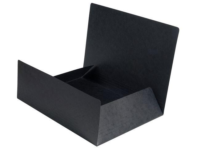Mapp Exacompta 3-Klaff Svart A4 400g extra bild 1