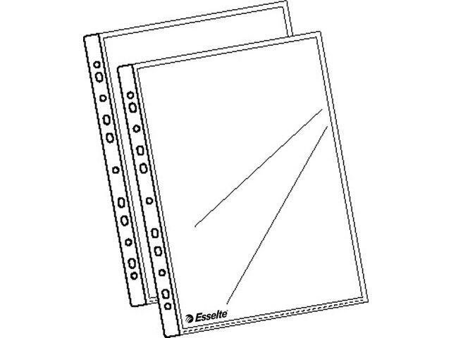 Ficka Esselte PP Glasklar A4 0.04mm 100st extra bild 1