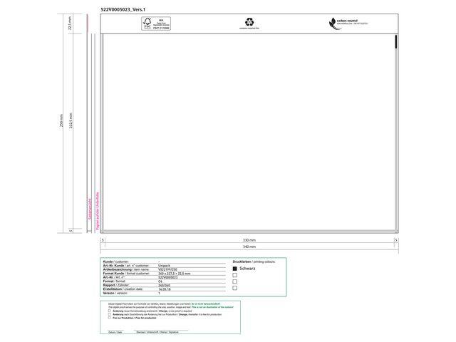 Packsedelskuvert Debatin C4 utan Tryck 250st extra bild 1