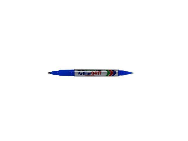 Märkpenna Artline Rund 041T 2-i-1 Blå extra bild 1