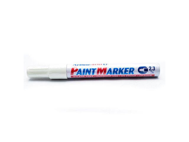 Märkpenna Artline Rund 400XF Paint Vit extra bild 1