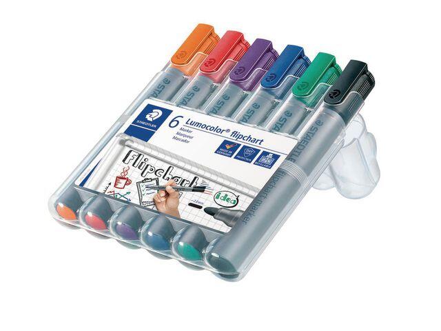 Blädderblockspenna Staedtler Lumocolor 6st extra bild 1