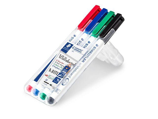 Whiteboardpenna Staedtler 1mm 4st extra bild 1