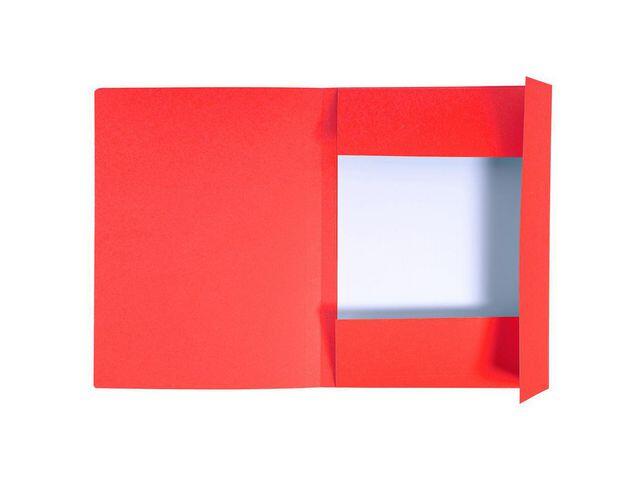 Mapp Exacompta 3-Klaff Röd A4 250g extra bild 1