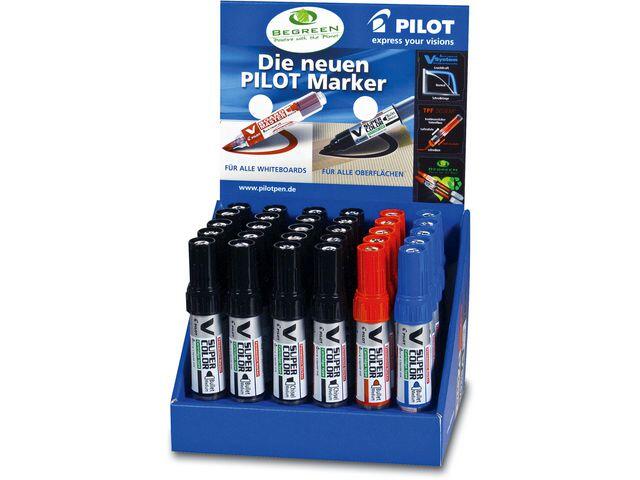Märkpenna Pilot Begreen V Super Color Skuren Röd 5.0mm extra bild 1
