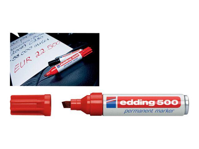 Märkpenna Edding Permanent 500 Röd extra bild 1