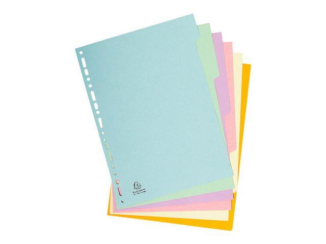 Pappersregister Exacompta Forever A4 6-delad extra bild 1