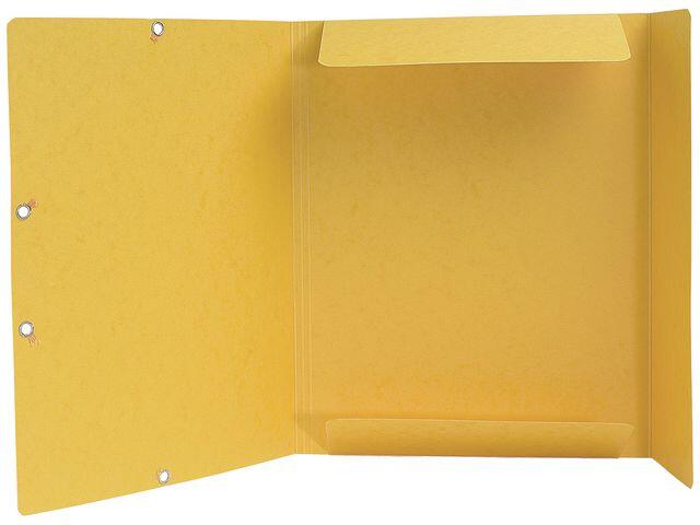 Gummibandsmapp Exacompta 3-Klaff Gul A4 extra bild 1