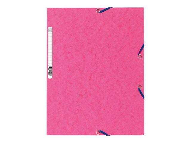Gummibandsmapp Exacompta 3-Klaff Rosa A4 extra bild 1