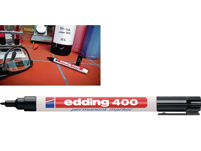 Märkpenna Edding 400 Svart extra bild 1
