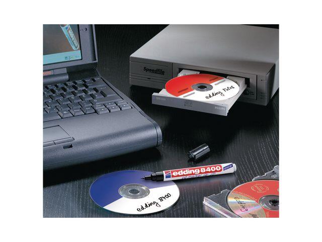 Märkpenna Edding 8400 CD-DVD 4-Färger extra bild 1