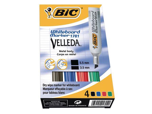 Whiteboardpenna Bic Velleda 1781 Svart extra bild 1