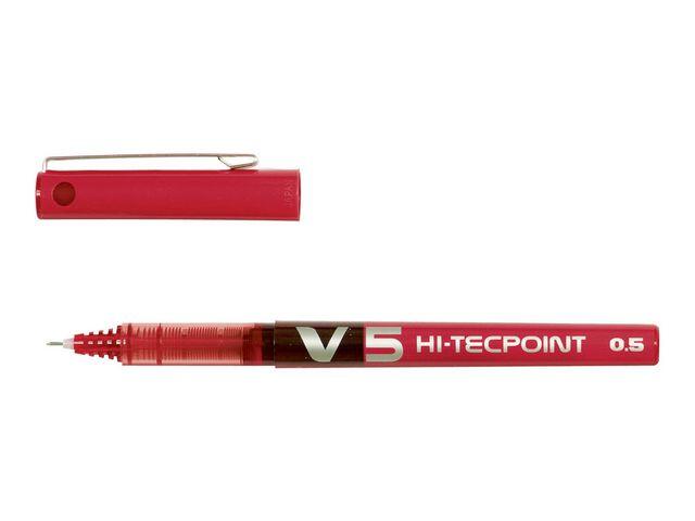 Bläckkulpenna Pilot Hi-Tecpoint V5 Röd 0.5mm extra bild 1