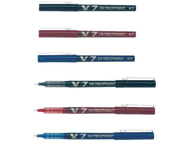 Bläckkulpenna Pilot Hi-Tecpoint V7 Svart 0.7mm extra bild 1