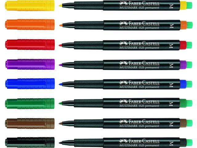 Märkpenna Faber Castell VF Medium Blå 1.0mm extra bild 1