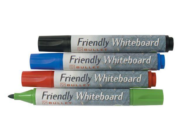 Whiteboardpenna Friendly Rund 4st extra bild 1