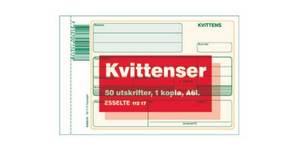 Blankett Esselte Kvittens A5L 50 Blad