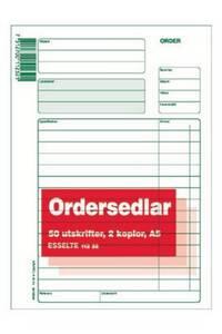 Orderblock Esselte A5 3x50 Blad