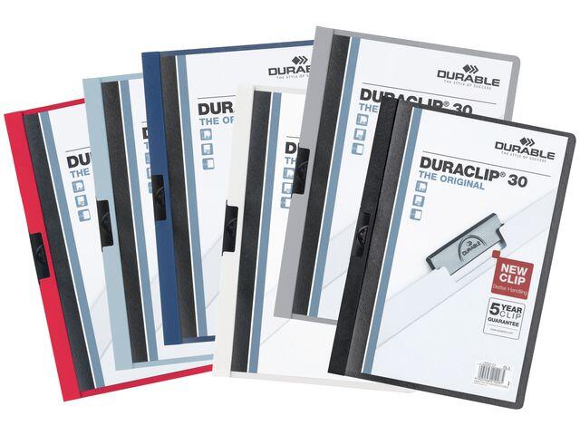 Klämmapp Durable Duraclip Grön A4 till 30 ark extra bild 2