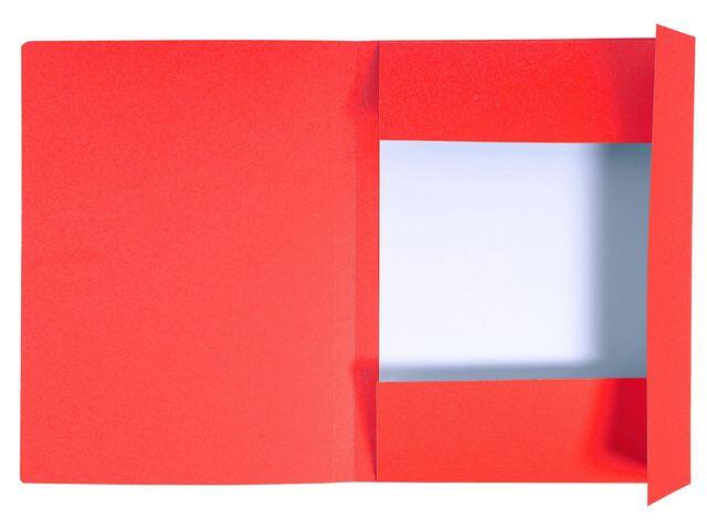 Mapp Exacompta 3-Klaff Röd A4 250g extra bild 2