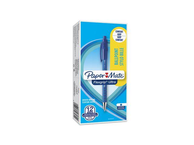 Kulpenna Paper Mate Flexgrip Blå 1.0mm extra bild 2