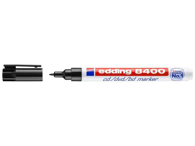 Märkpenna Edding 8400 CD-DVD Svart extra bild 2