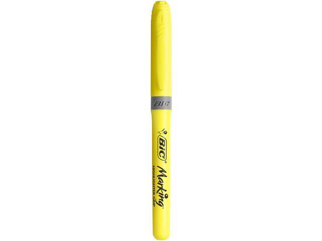 Överstrykningspenna Bic Grip Gul extra bild 6