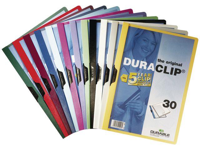 Klämmapp Durable Duraclip Grön A4 till 30 ark extra bild 5