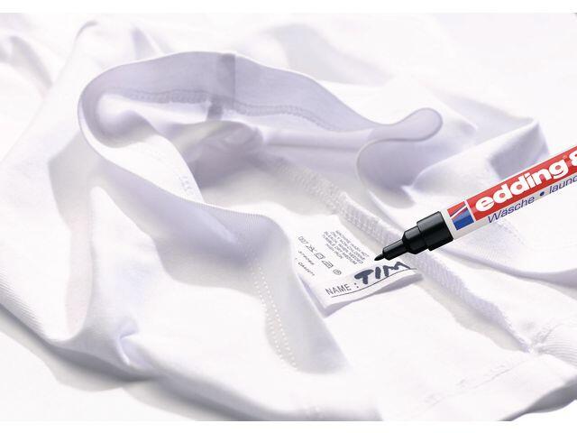 Märkpenna Edding 8040 Textil Svart extra bild 3