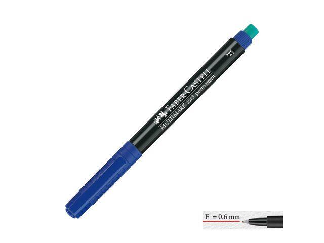 Märkpenna Faber Castell VF Fine Blå 0.6mm extra bild 3
