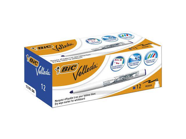 Whiteboardpenna Bic Velleda Meduim Blå extra bild 4