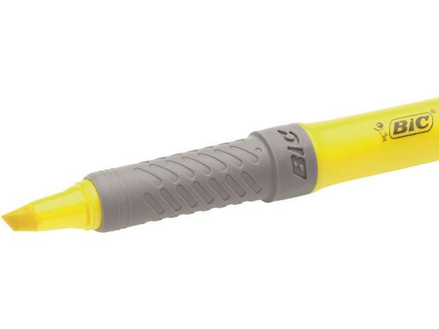 Överstrykningspenna Bic Grip Gul extra bild 4