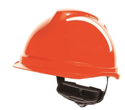 Skyddshjälm Oventilerad MSA V-Gard 520 Oventilerad Hi-Vis Orange