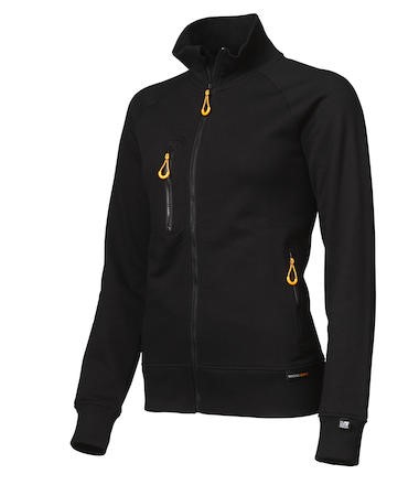 Fullzip Sweatshirt Worksafe Ladies Add Fullzip Ladies Svart 3XL