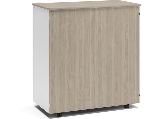 Arbetsplats Lanab Design Cubic Vit/Vit Ask