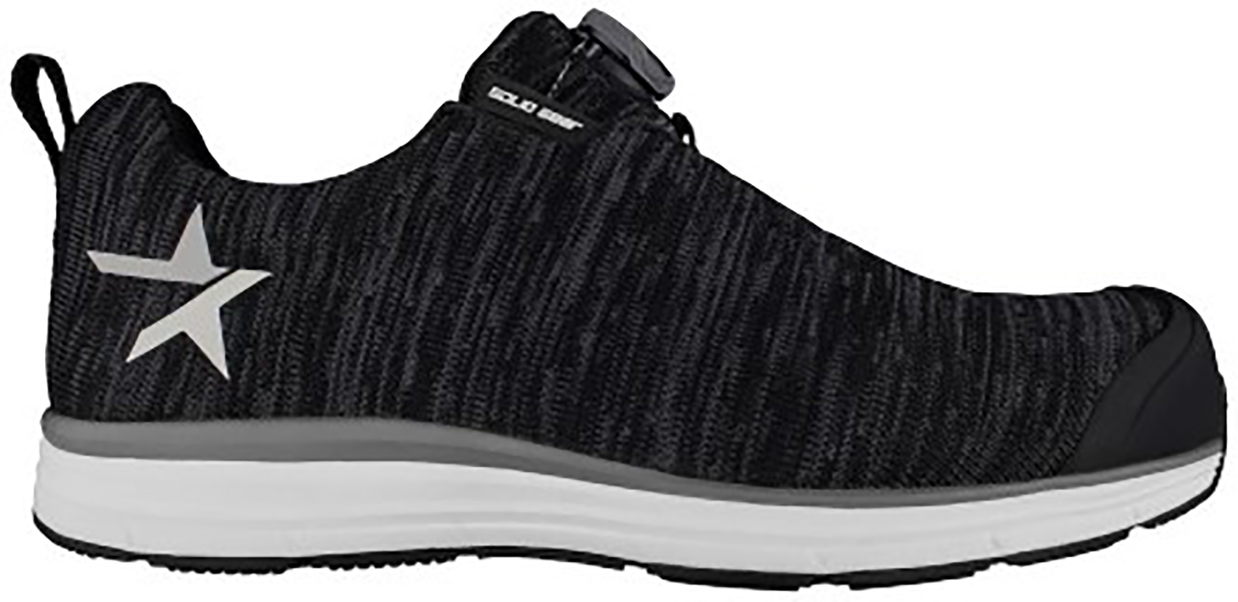 Skyddssko Solid Gear Haze Moon S1P Boa Svart/Grå 45