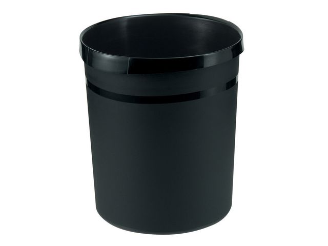 Papperskorg Han Recycle Svart 18L