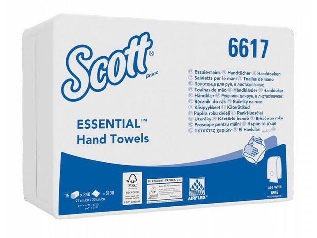 Handduk Scott Essential Vit 5100st
