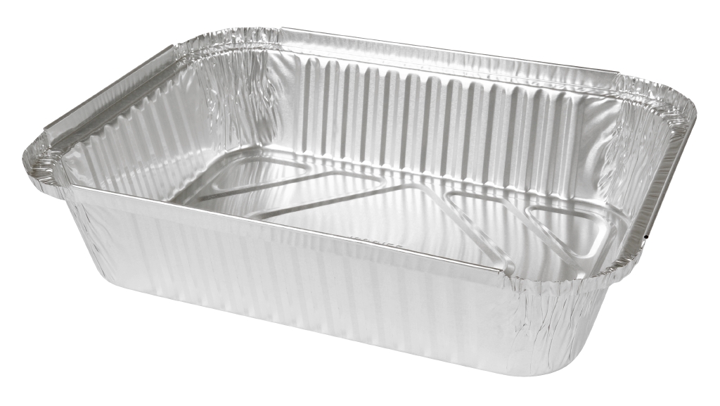 Aluminiumform Abena Rektangulär 1850ml 90st